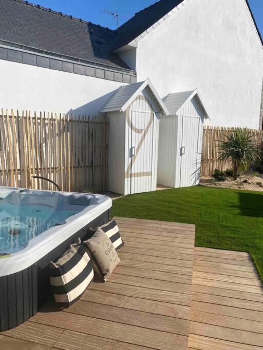 La Cabane De La Plage Quiberon Exterior photo